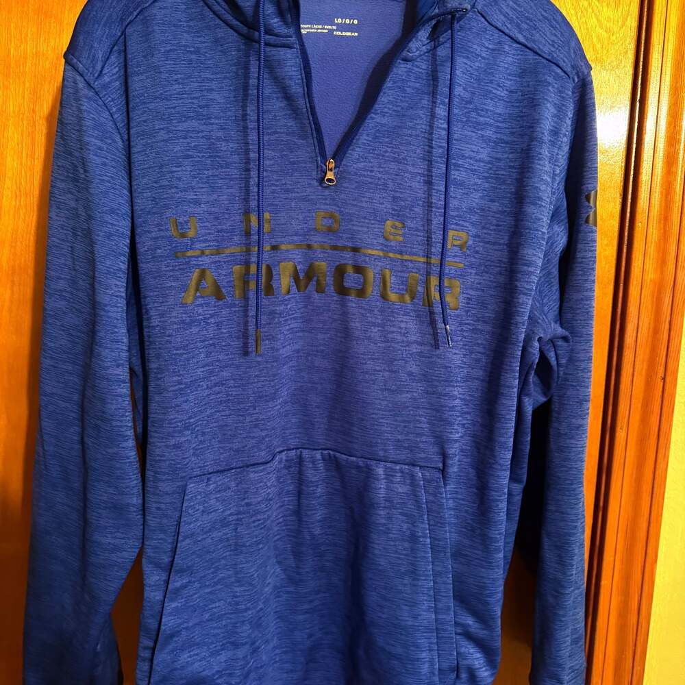 Under Armour Blue ColdGear Loose Hoodie